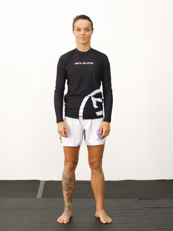 Rashguard Meta Jiu Jitsu x Lumina - Noir - Femme – Image 2